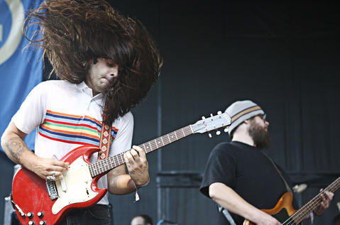 Milk Music performs at the 2012 Pitchfork Music Festival in Union Park on July 15, 2012.