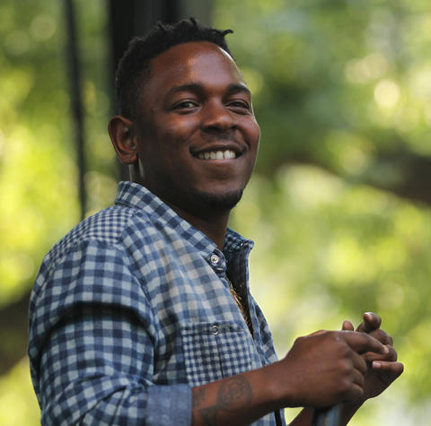 Kendrick Lamar during Pitchfork Music Festival in Union Park in Chicago on Sunday, July 15, 2012.