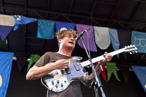 Thee Oh Sees perform at the 2012 Pitchfork Music Festival in Union Park on July 15, 2012.