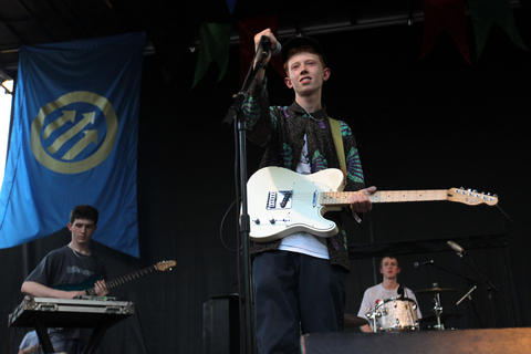 King Krule aka Archy Marshall performs during Pitchfork Music Festival in Union Park in Chicago on Sunday, July 15, 2012.