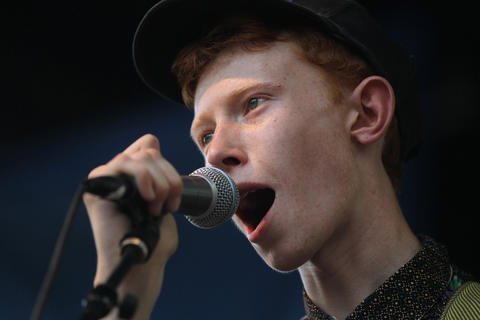 King Krule aka Archy Marshall performs during Pitchfork Music Festival in Union Park in Chicago on Sunday, July 15, 2012.