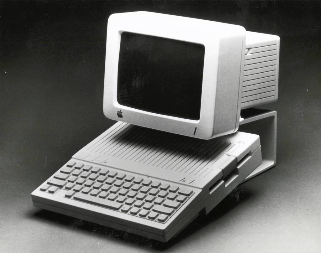 Apple IIc Home computer in 1984.