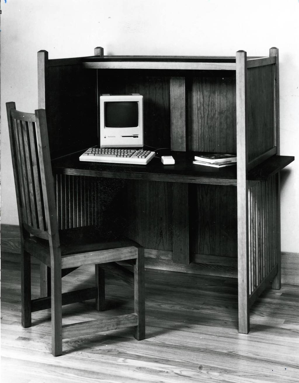 Macintosh Plus computer. The picture was published in 1991.