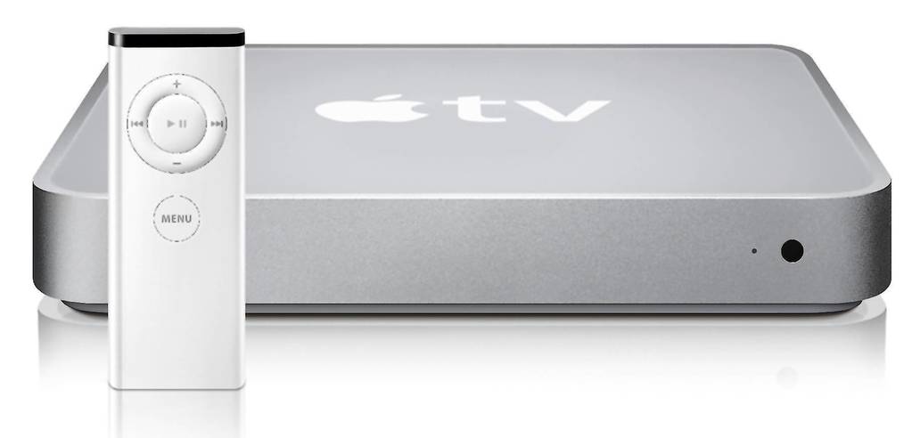Apple TV, which came out in 2007 played iTunes music and movies on a TV screen.
