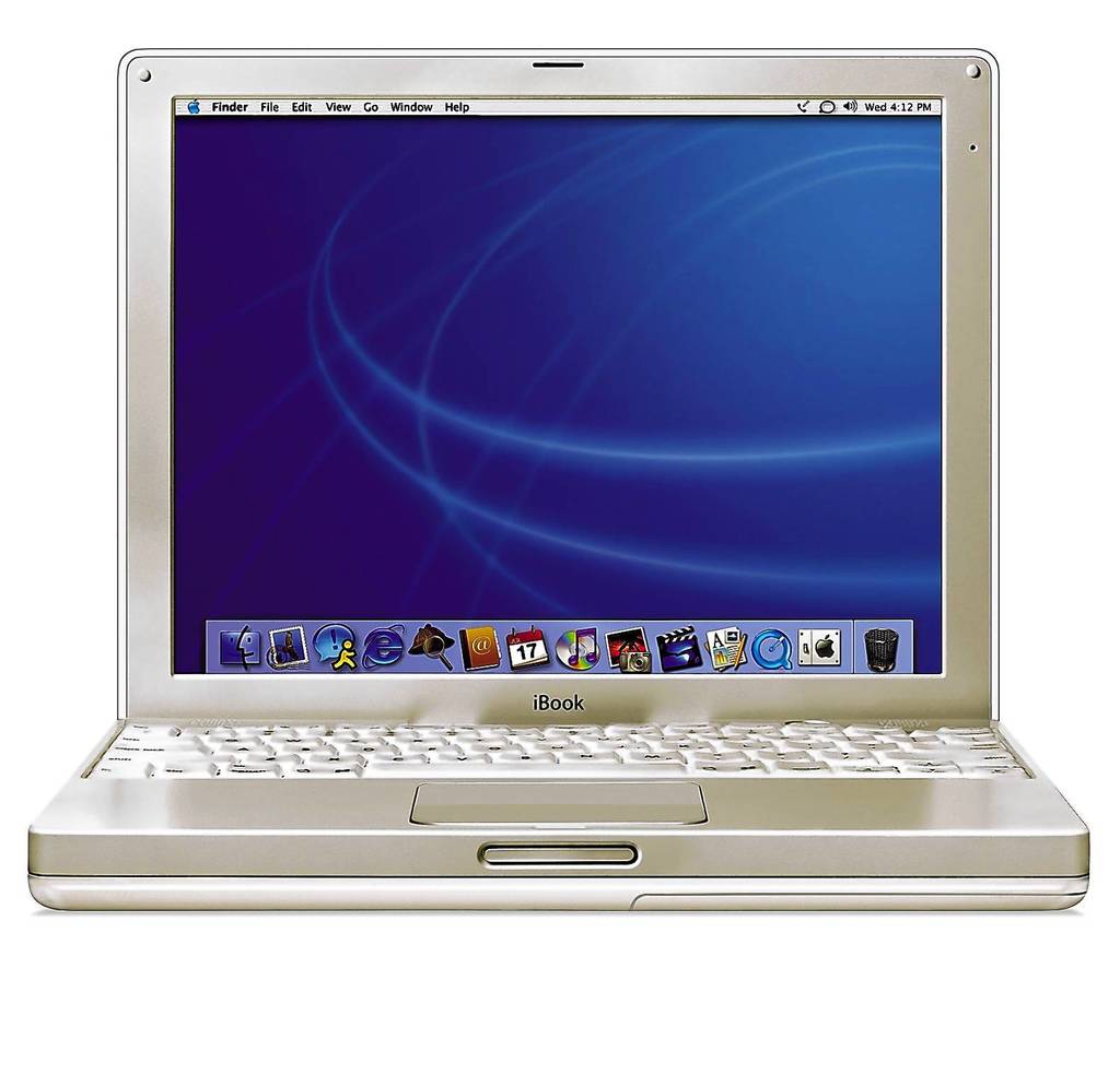 Apple iBook in 2002.