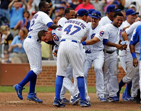 WATCH: Anthony Rizzo hits walkoff single, immediately runs to clubhouse