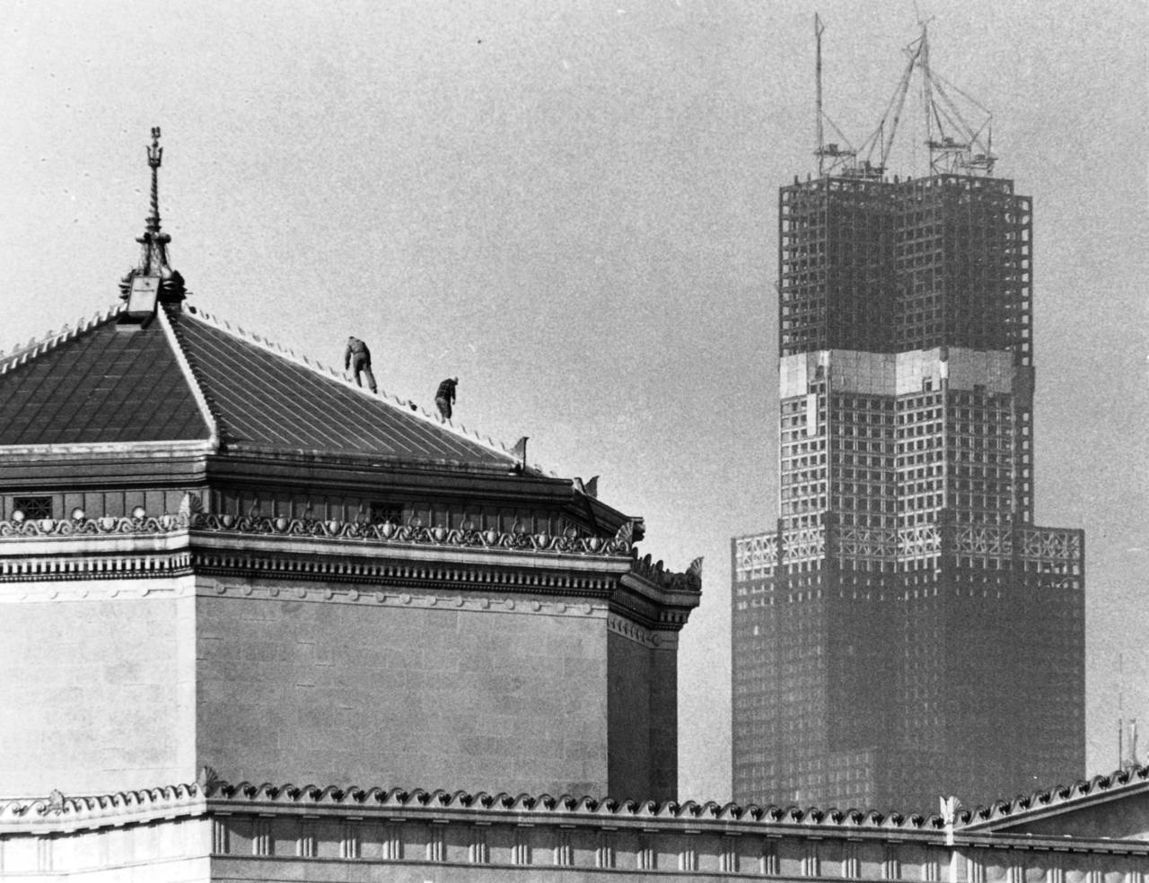 Fascinating Historical Picture of Sears Tower in 1972 