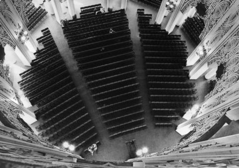 Feb. 28, 1970: A view from the top of the dome. At the time, the Baha'i faith had about 15,000 members in the United States and fewer than 20,000 in the world.