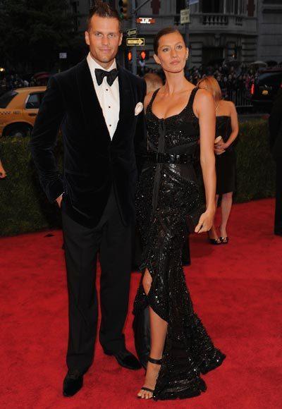 2012 Met Costume Institute Gala red carpet arrival pictures: Tom Brady and Gisele Bundchen