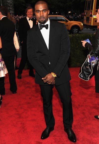 2012 Met Costume Institute Gala red carpet arrival pictures: Kanye West