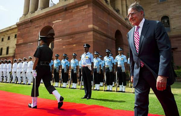 U.S. Defense Secretary Leon E. Panetta meets with Indian officials, seeking to boost military ties between the two nations.