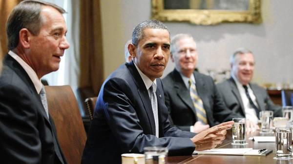 President Obama meets with Republicans