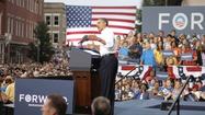 U.S. President Barack Obama speaks at an election campaign rally in Roanoke, Virginia