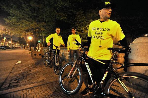 Knights with shining pedals: bike patrol will escort you home
