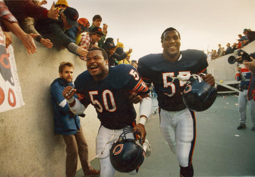 Amazing Historical Photo of Chicago Bears in 1984 