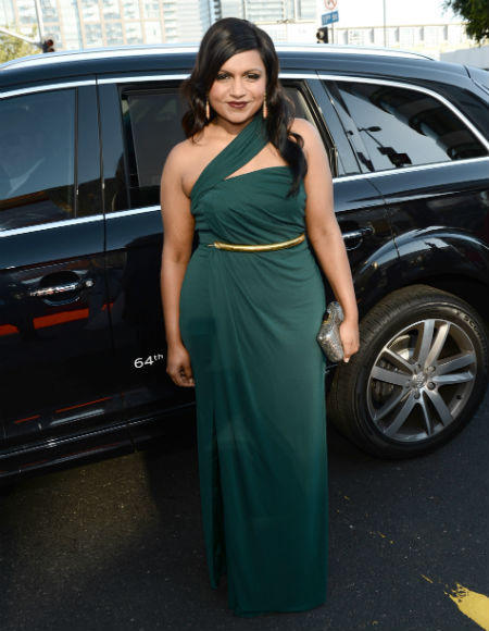 Emmys 2012 red carpet arrival pictures: Mindy Kaling, The Mindy Project