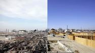 Then and now: Devastation from Hurricane  Sandy