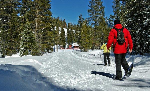 Snowshoeing/skiing on Donner Summit
