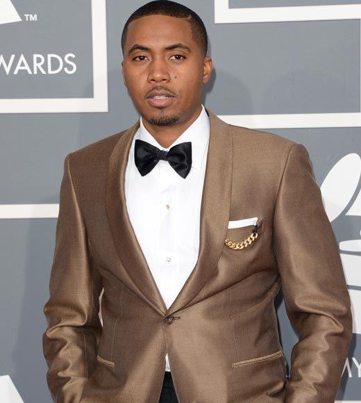 Grammy Awards 2013: Red Carpet Arrivals: Nas