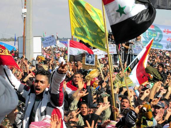Sunni anger against the government of Iraqi Prime Minister Nouri Maliki