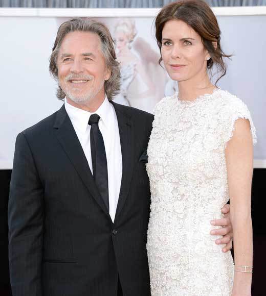 Oscars 2013: Academy Awards red carpet arrival pics: Don Johnson and Kelley Phleger