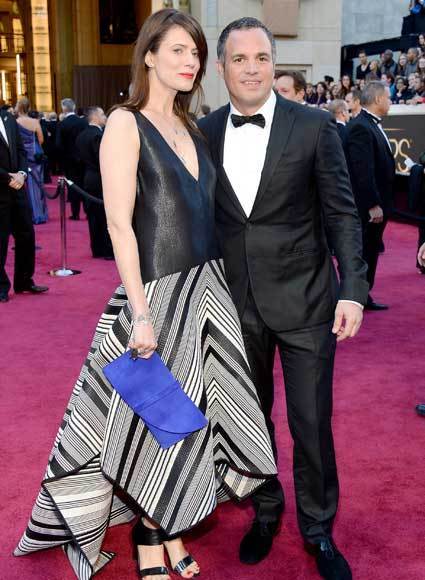 Oscars 2013: Academy Awards red carpet arrival pics: Sunrise Coigney and Mark Ruffalo