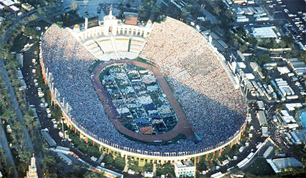 The Coliseum was among the venues at the 1984 Olympics.