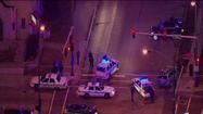 Raw: Crash shuts down intersection of Foster & Nagle in Jefferson Park