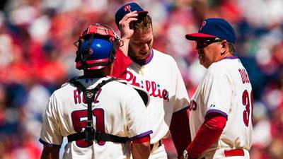 Halladay gets hit hard again in loss to Marlins; likely headed to DL
