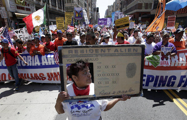 Los Angeles immigration march