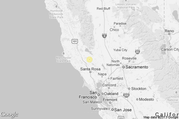 Earthquake: 3.4 quake strikes near The Geysers, California
