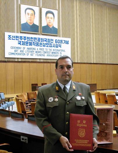 Alejandro Cao de Benos in North Korea