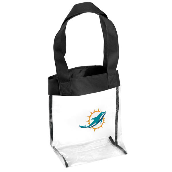 the clear bags that the Dolphins will offer in compliance with the NFL ...