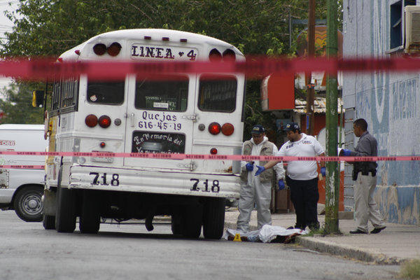 Scene of killing in Juarez