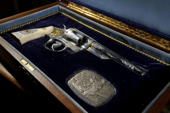 Scott Hoffman's S&W 629 .44 Magnum, courtesy John Woike, Hartford Courant