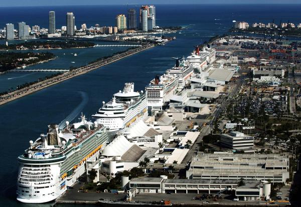 Miami cruise ship pier