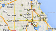 Map: Recent Chicago police-involved shootings