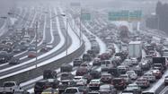 Across snow-struck Atlanta it's a case of 'Dude, where's my car?' 