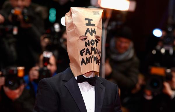 Shia Labeouf And His Im Not Famous Anymore Paper Bag Hollywood