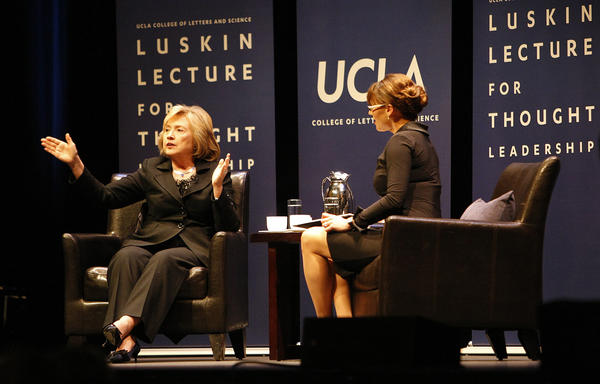 Clinton at UCLA