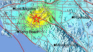 Large earthquakes in the Los Angeles area
