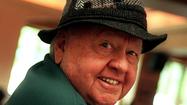 Mickey Rooney, with gumption and grit, put on a show