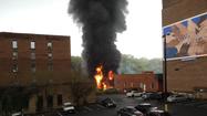 Lynchburg, Va., train derails, sending up fireball as cars topple