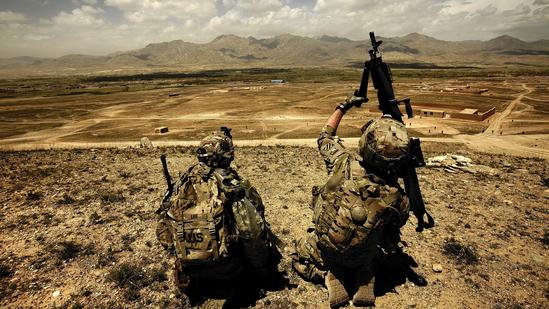 U.S. troops in Wardak province, Afghanistan