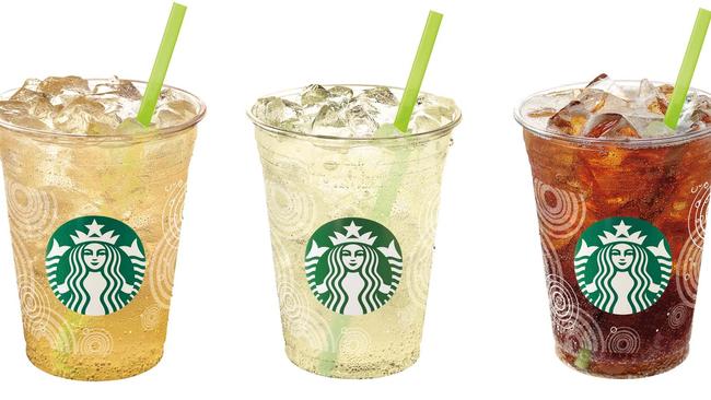 Starbucks handcrafted sodas