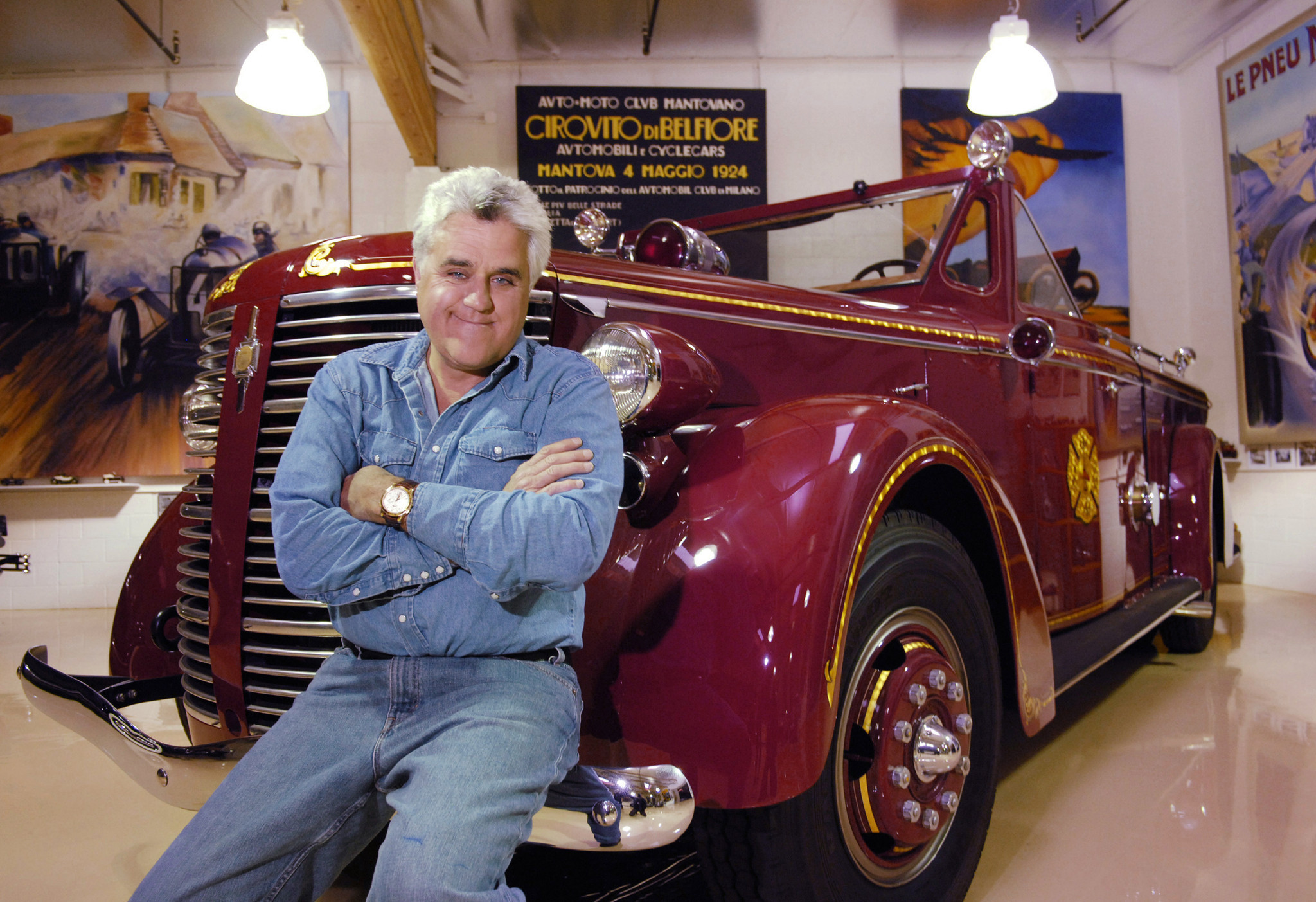 Can you schedule a personal tour of Jay Leno's garage?