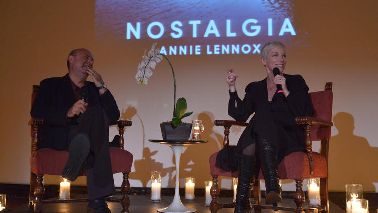 Annie Lennox and Rolling Stone's Anthony DeCurtis