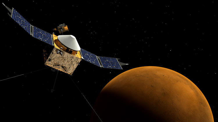 Mars MAVEN mission