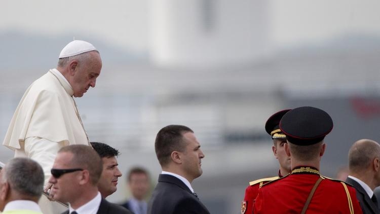 Pope visits Albania
