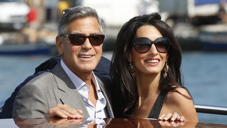 George Clooney wedding arrivals